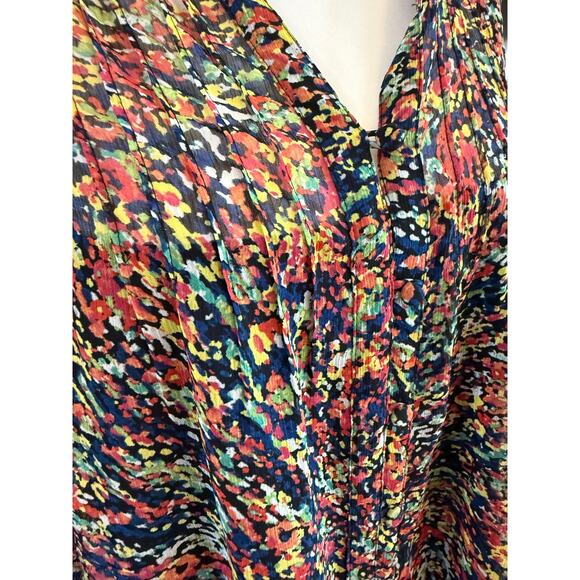 Liz Claiborne Blouse Plus Size 3X Sleeveless Multicolor - Picture 5 of 5